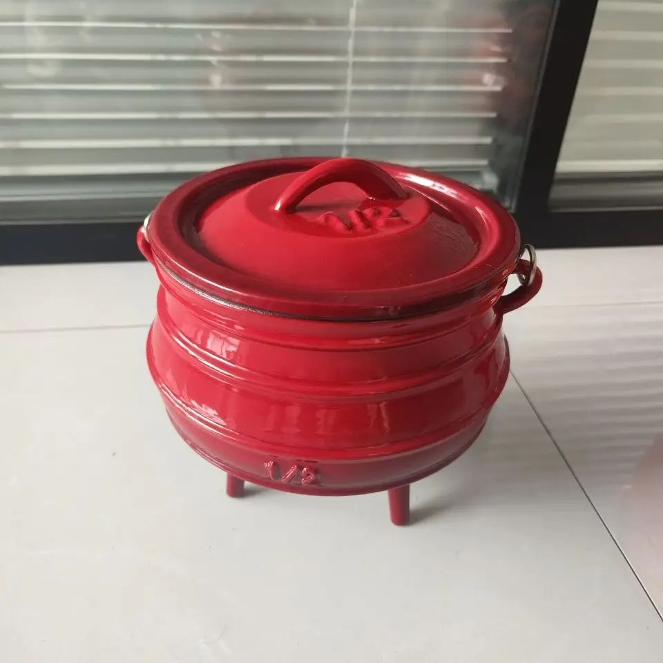 Dutch Oven Enamel - 1/2 # Gietijzeren emaille Nederlandse oven