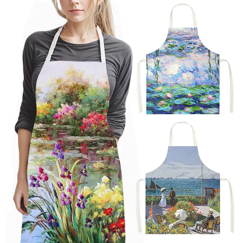 Home Cooking By Food - Beroemd olieverfschilderij van Claude Monet keukenschorten