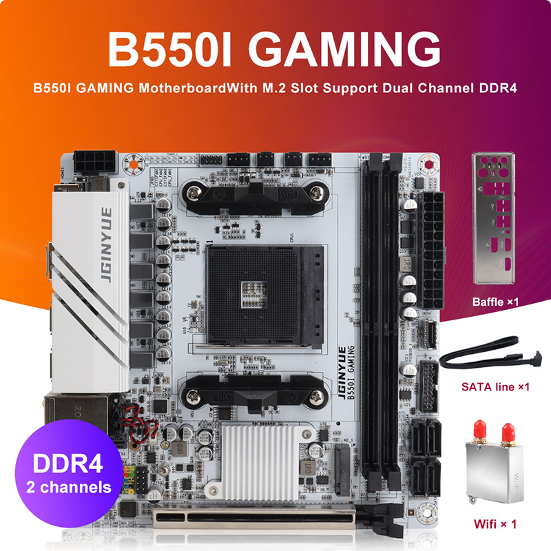 Home Cooking Videos - JINGYUE B550I GAMING Moederbord AM4 PCIe