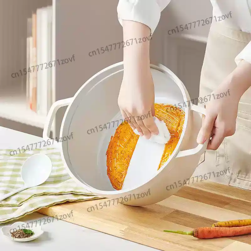 Dutch Oven Enamel - Geëmailleerde gietijzeren Dutch oven met deksel,