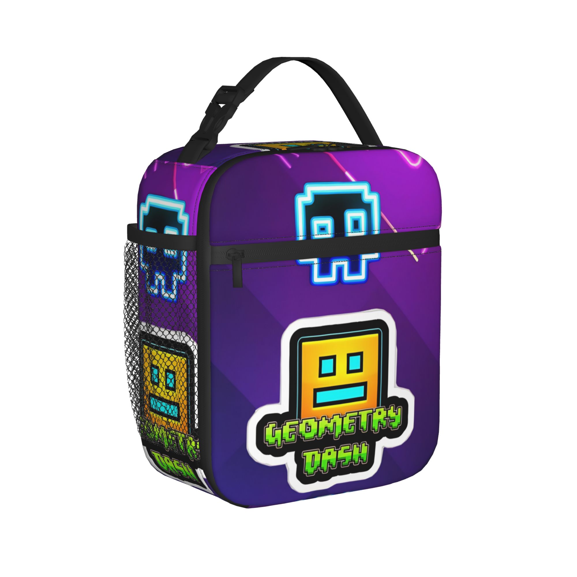 Home Cooking Game - Geometry Dash Geïsoleerde lunchtassen Koeltas Herbruikbaar,