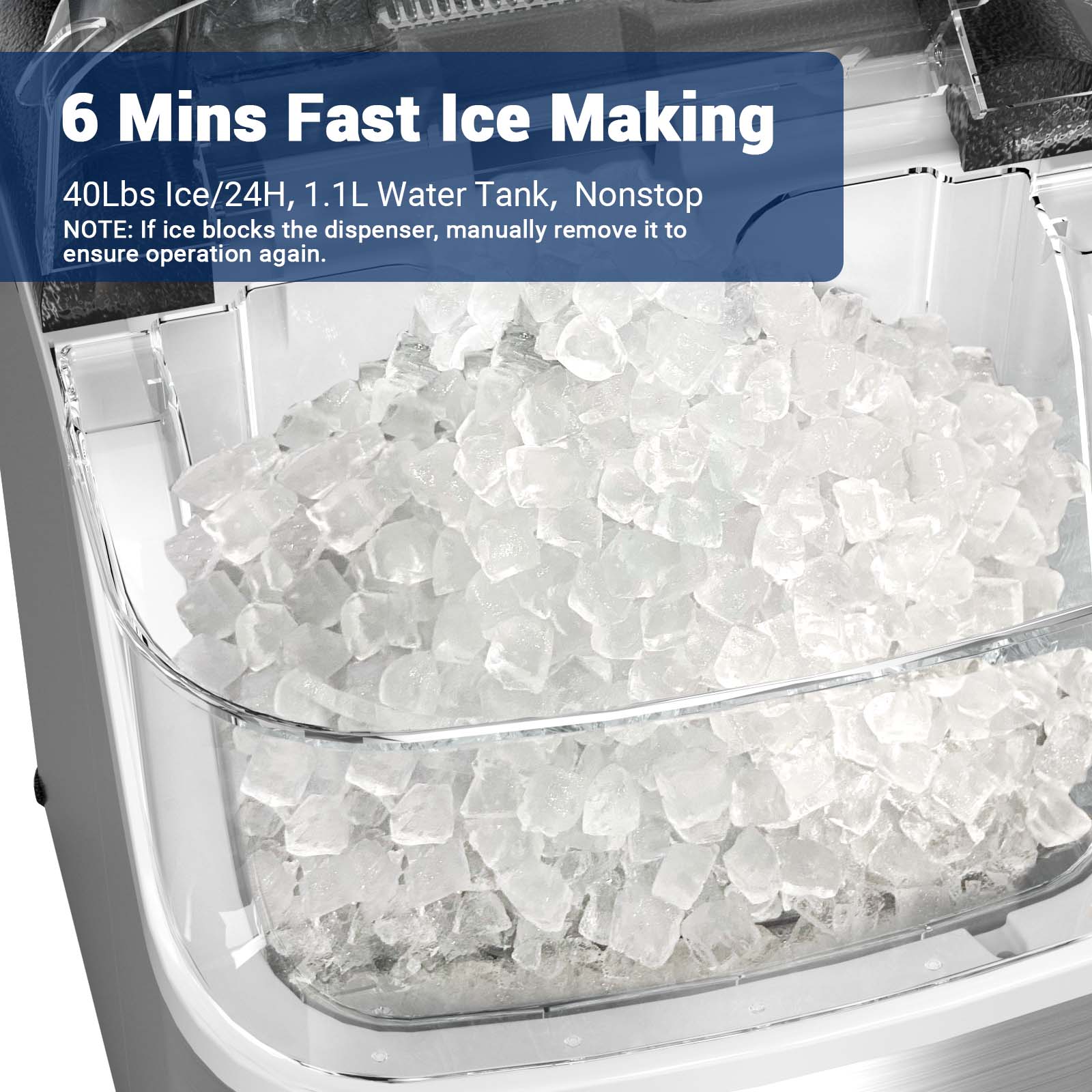 Nugget Ice Maker Countertop, S - Home Cooking Appliances recensie en prijs