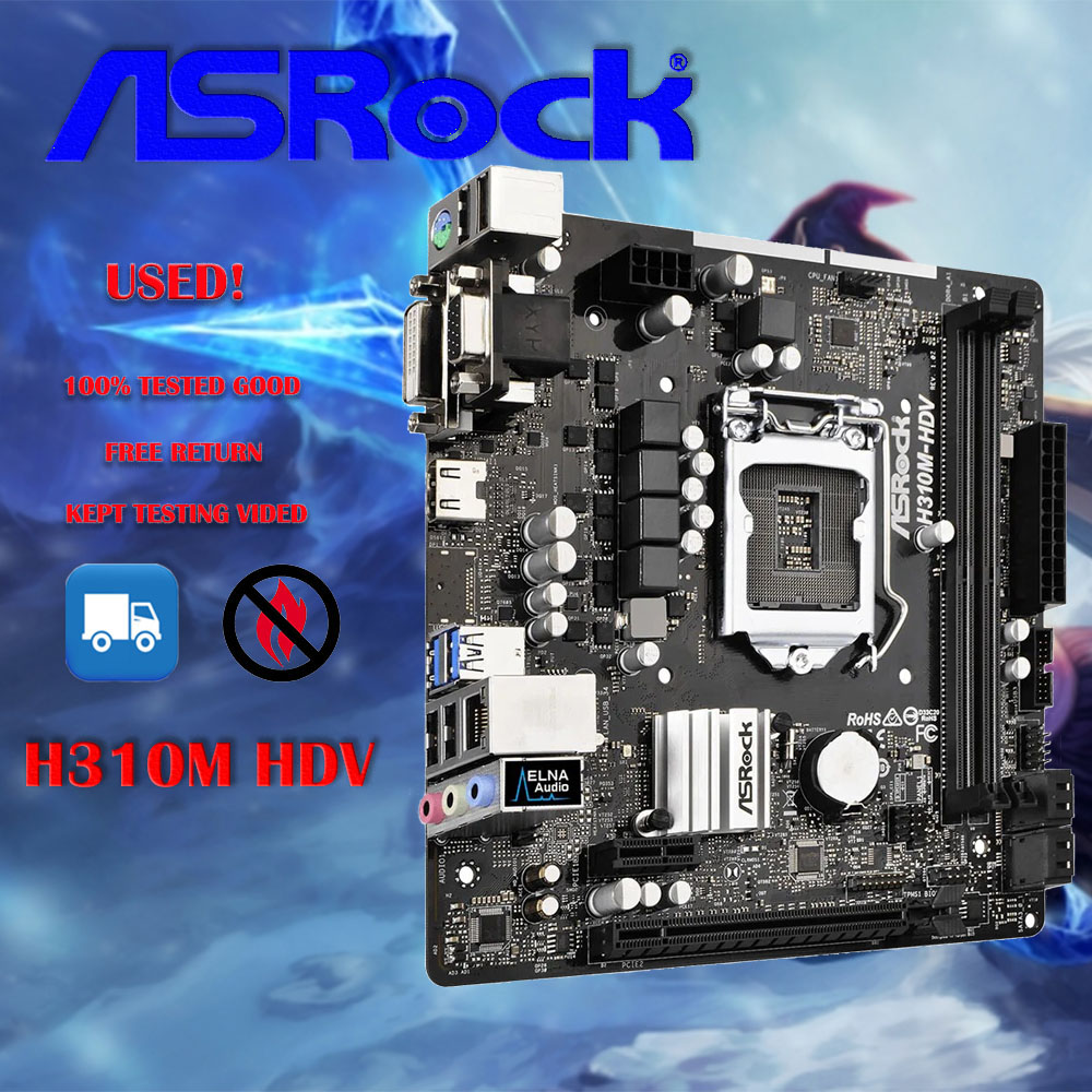 Gebruikt Asrock H 310M Hdv Itx - Home Cooking Videos recensie en prijs