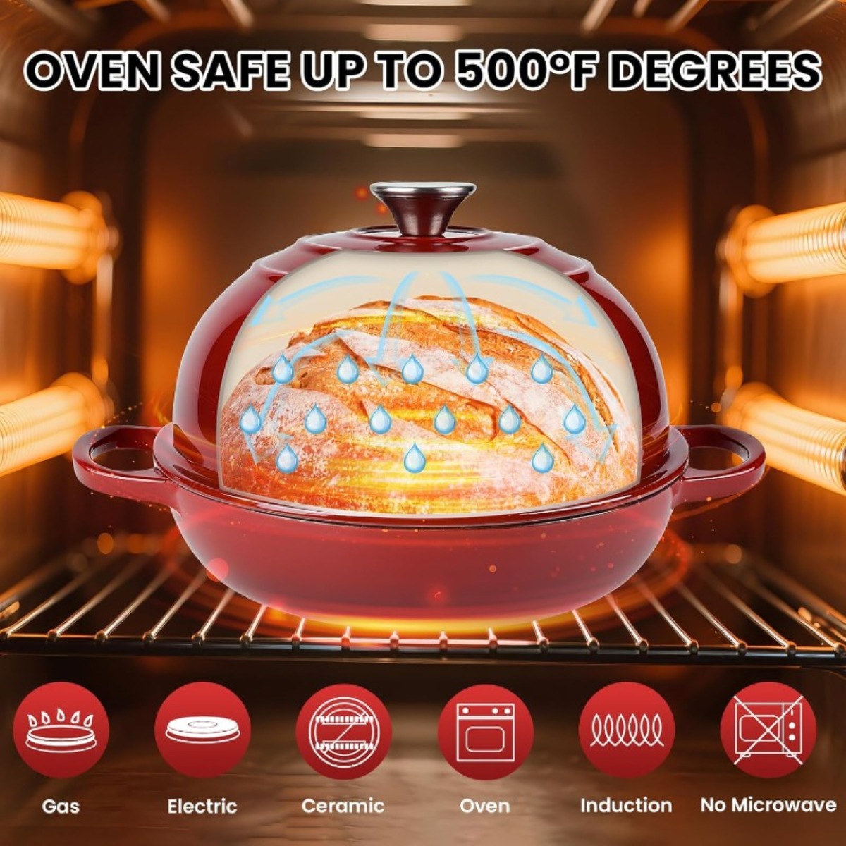 9,5 inch geëmailleerde gietijz - Dutch Oven Enamel recensie en prijs