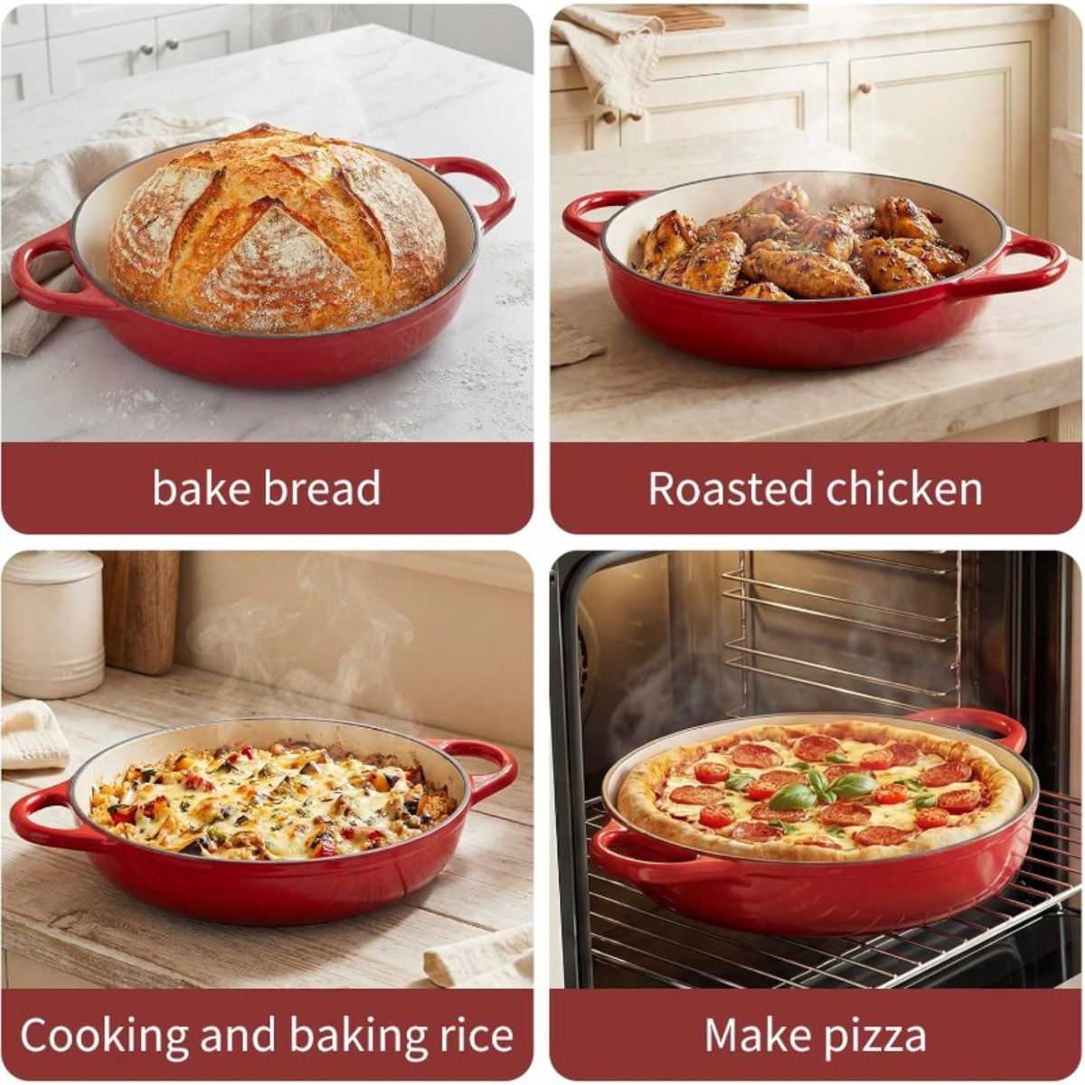 9,5 inch geëmailleerde gietijz - Dutch Oven Enamel recensie en prijs