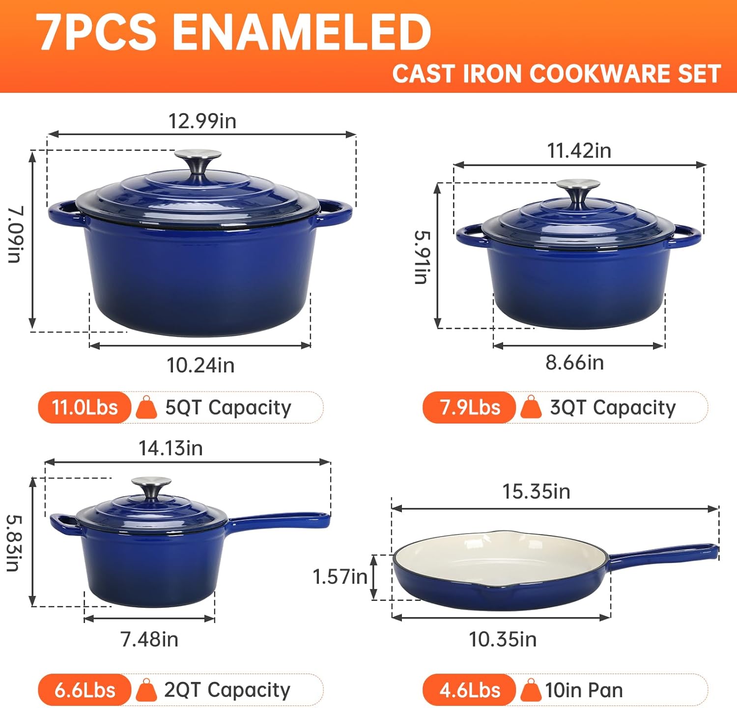 Antikleef geëmailleerde gietij - Dutch Oven Enamel recensie en prijs