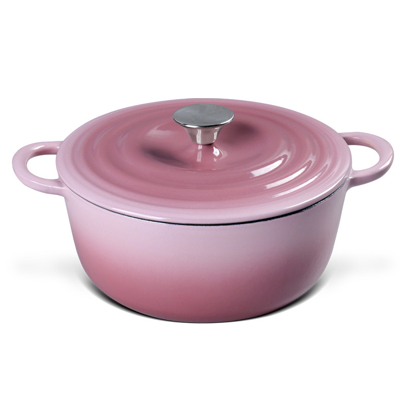 22/24/26/28cm Gegradueerde roz - Dutch Oven Enamel recensie en prijs